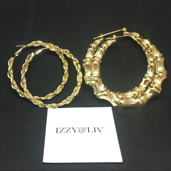 Izzy & Liv Jewelry - Izzy & Liv Hoop Earrings - 2 Pairs - Never Worn